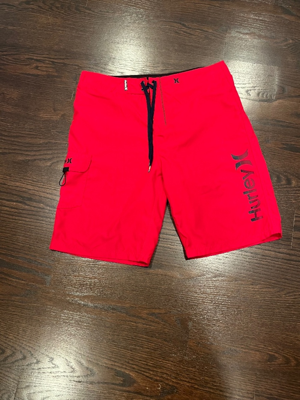 Men’s Bright Red Hurley Board Shorts 34